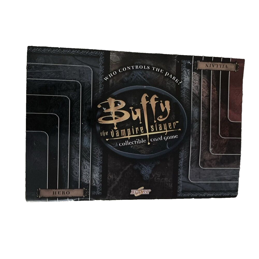 2001 BUFFY VAMPIRE SLAYER Sealed Collectible Card Game CCG Starter Deck Lot of 6 - Picture 10 of 12